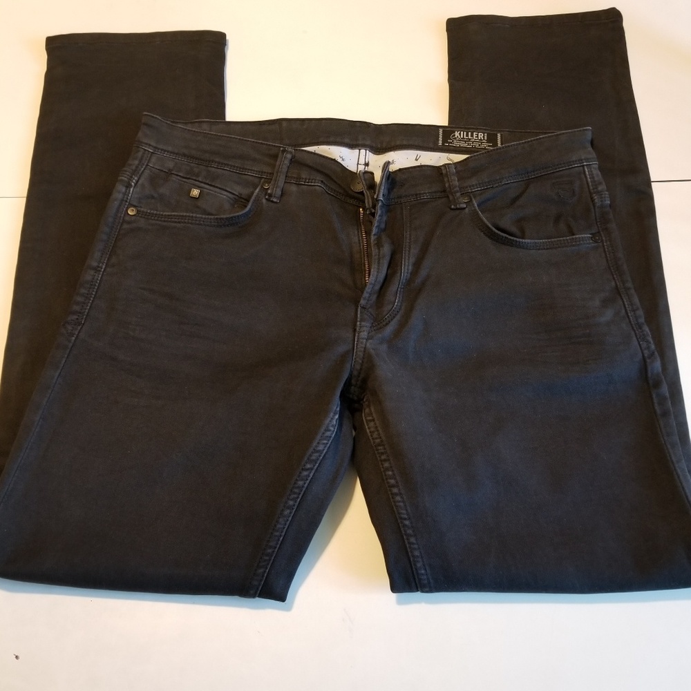 KILLER Jeans Stretch Denim Black Size 36